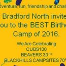 Birthday celebration Camp (Cubs 100/ Beavers 30th and Blackhills 70th)