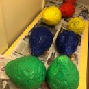 So we have some new eggs decorated ready for Sunday’s Easter Egg Hunt Obstacle c...