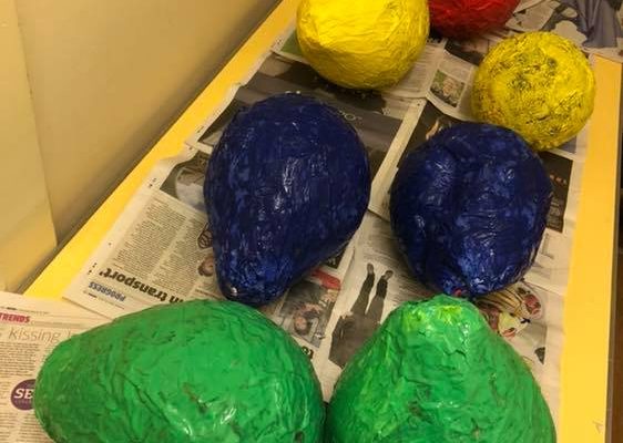 So we have some new eggs decorated ready for Sunday’s Easter Egg Hunt Obstacle c...