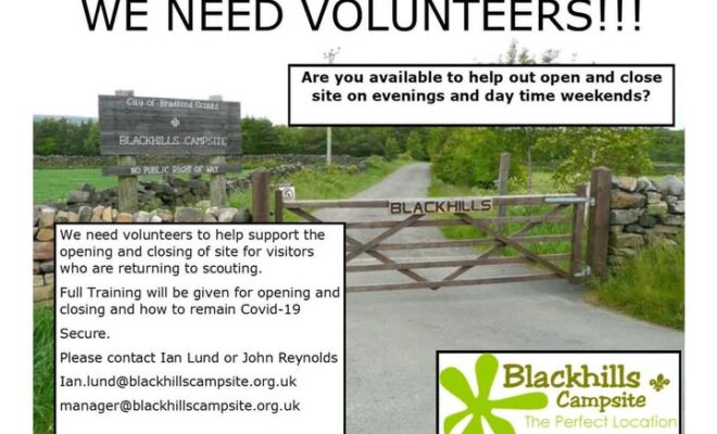 ***Blackhills need Volunteers***

With the new Amber for Bradford we are looking...