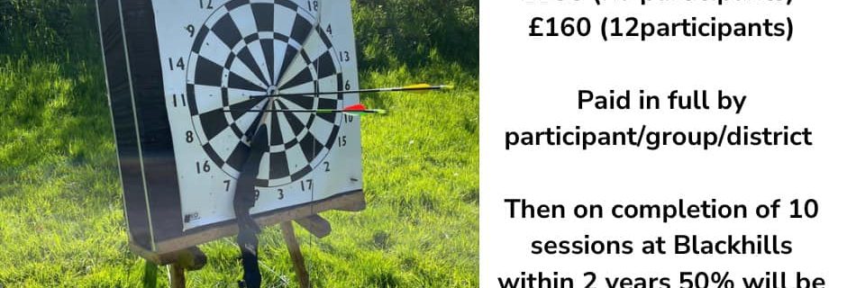 *** 3 places left - 23rd and 24th September *** 

*** Archery Instructors Needed...