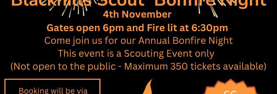 *** Bonfire Night is Back ***

Once again we are happy to announce our annual Bo...