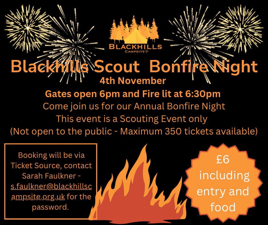 *** Bonfire Night is Back ***

Once again we are happy to announce our annual Bo...