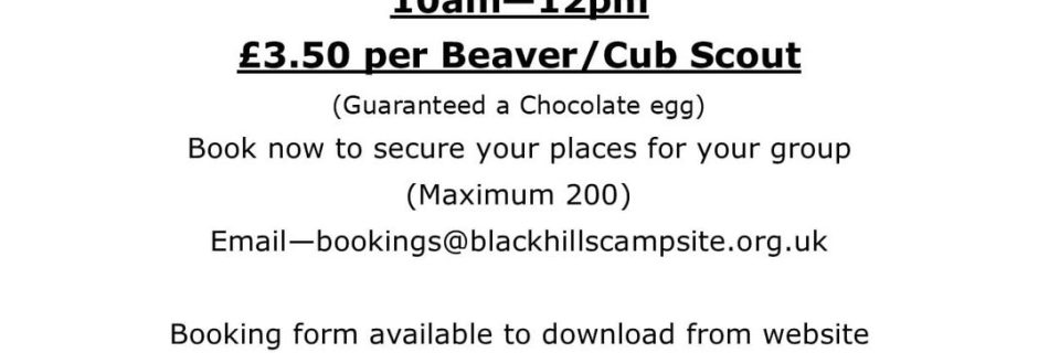 Don’t forget to book onto the egg hunt! Bookings are now coming back in after re...