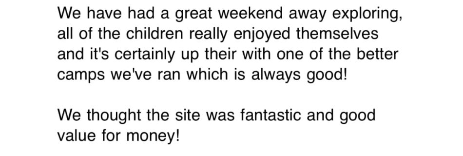 #FeedbackFriday
 Check out our website for our current rates and book your visit...