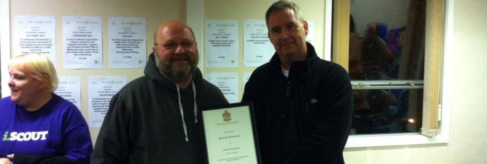 Presentation of the bar to the silver acorn to the county's commercial manager a...