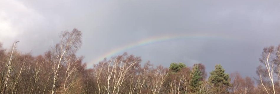 Rainbow over Blackhills-Campsite