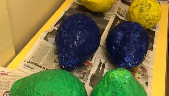 So we have some new eggs decorated ready for Sunday’s Easter Egg Hunt Obstacle c...