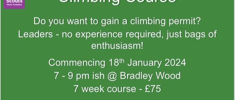 We are always on the look out for more climbing instructors? Anyone fancy this c...