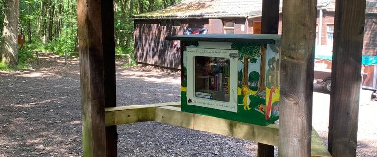 We have our very own Campsite Library installed now here @Blackhills! 
 A range ...