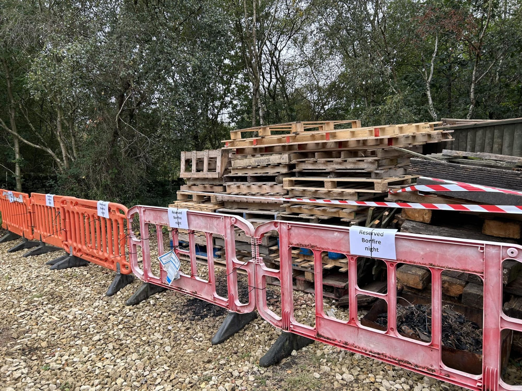 We have started to collect the pallets for our ever so famous Bonfire Night! 

B...